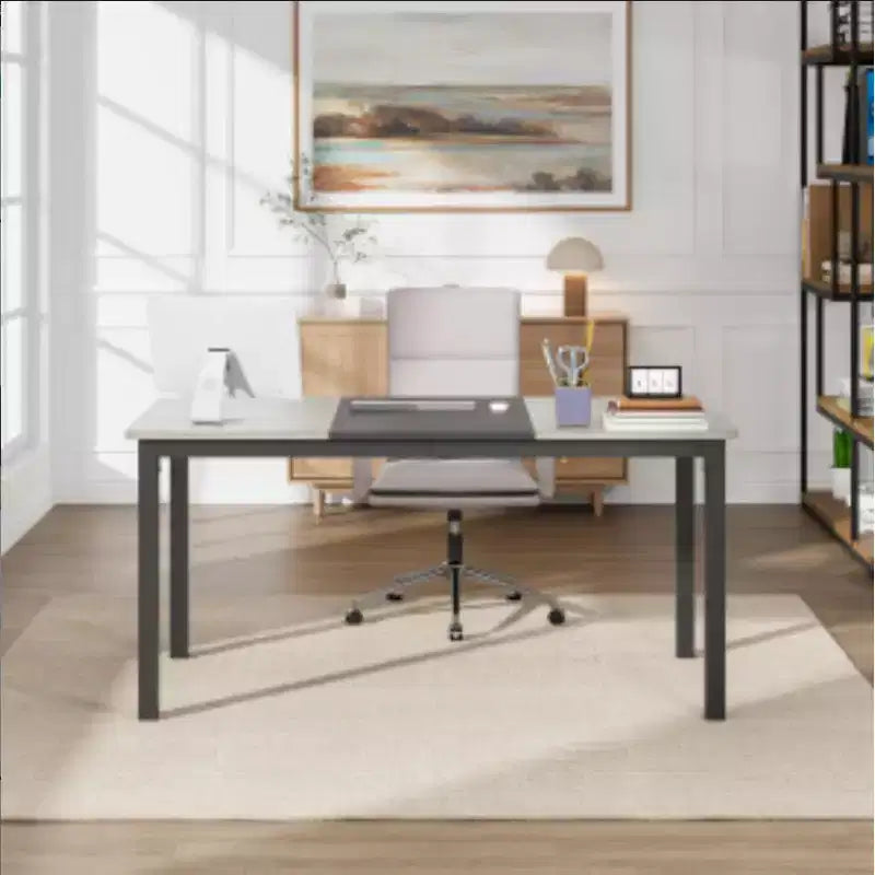 Industrial Office Desk (MDF & Iron)