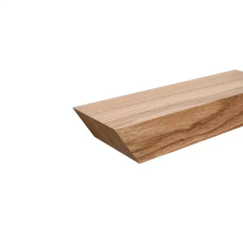 11.81 Maple Floating Shelf C invisible-bracket wood wall mount, perfect bathroom/bedroom/kitchen dcor or book/plant display, easy install.