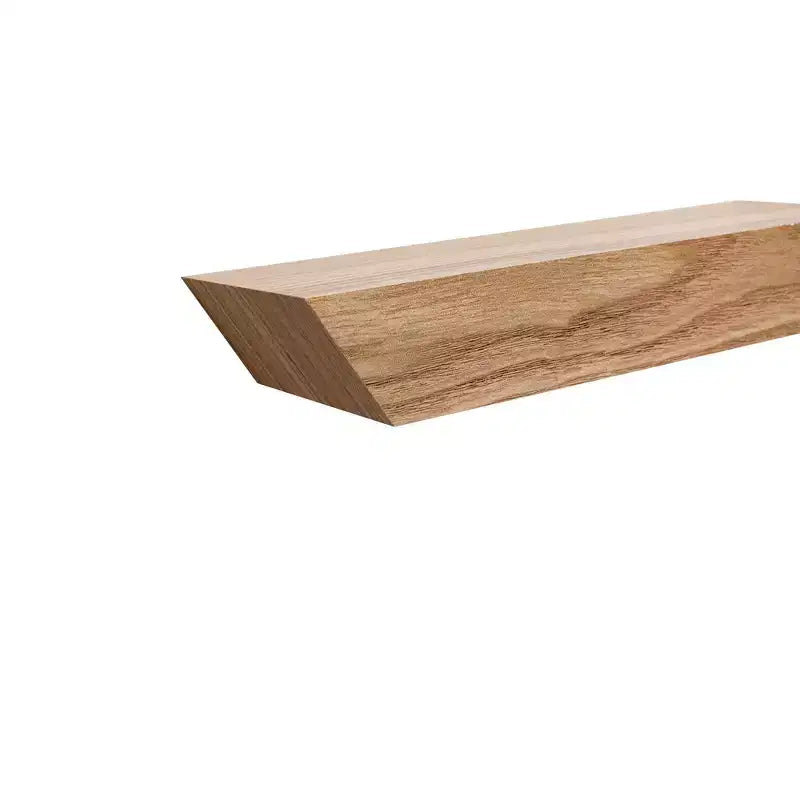 11.81 Maple Floating Shelf C invisible-bracket wood wall mount, perfect bathroom/bedroom/kitchen dcor or book/plant display, easy install.