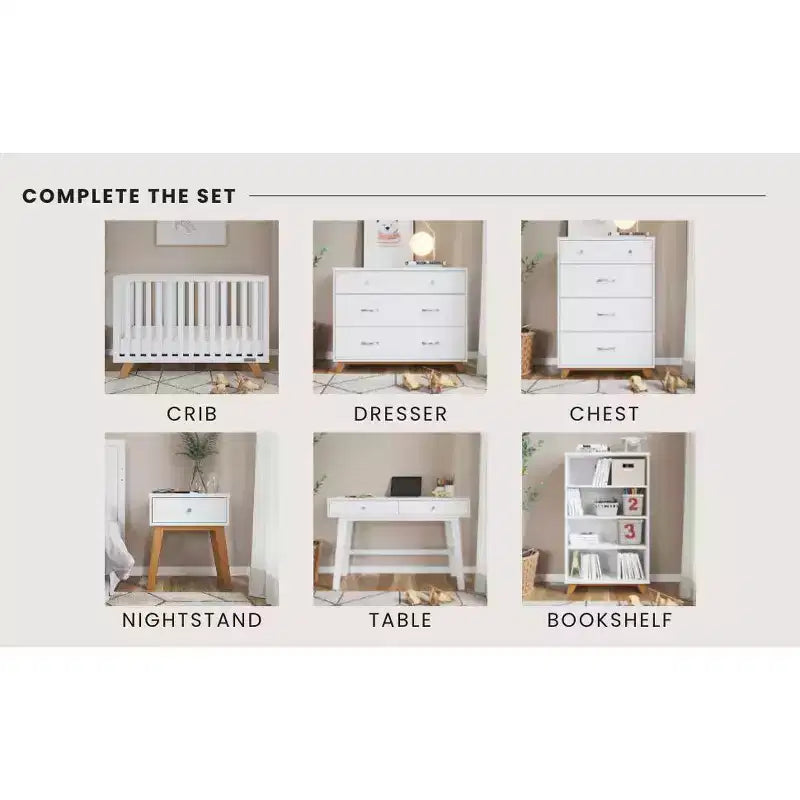 Child Craft SOHO 4 Drawer Chest for Nursery or Bedroom, Plenty of Storage, Anti-Tip Kit Included to Prevent Tipping, Non-Toxic, Baby Safe Finish