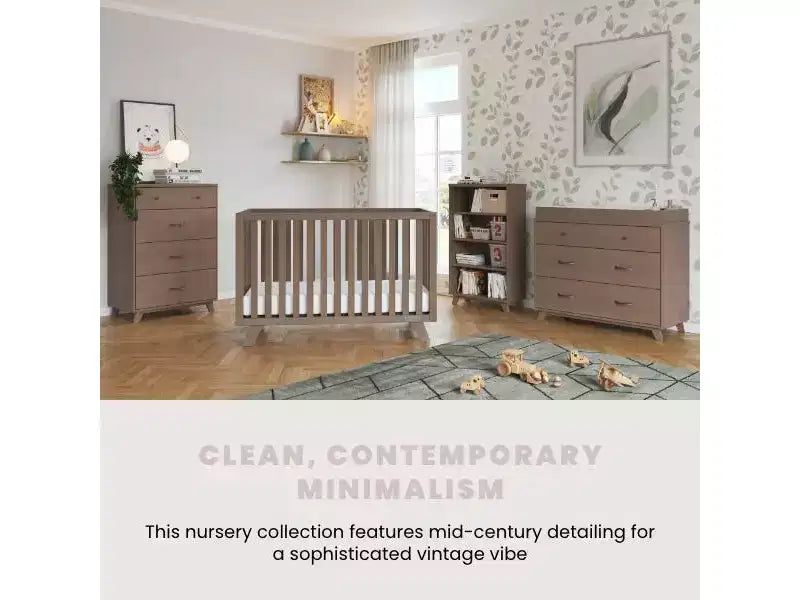 Child Craft SOHO 4 Drawer Chest for Nursery or Bedroom, Plenty of Storage, Anti-Tip Kit Included to Prevent Tipping, Non-Toxic, Baby Safe Finish