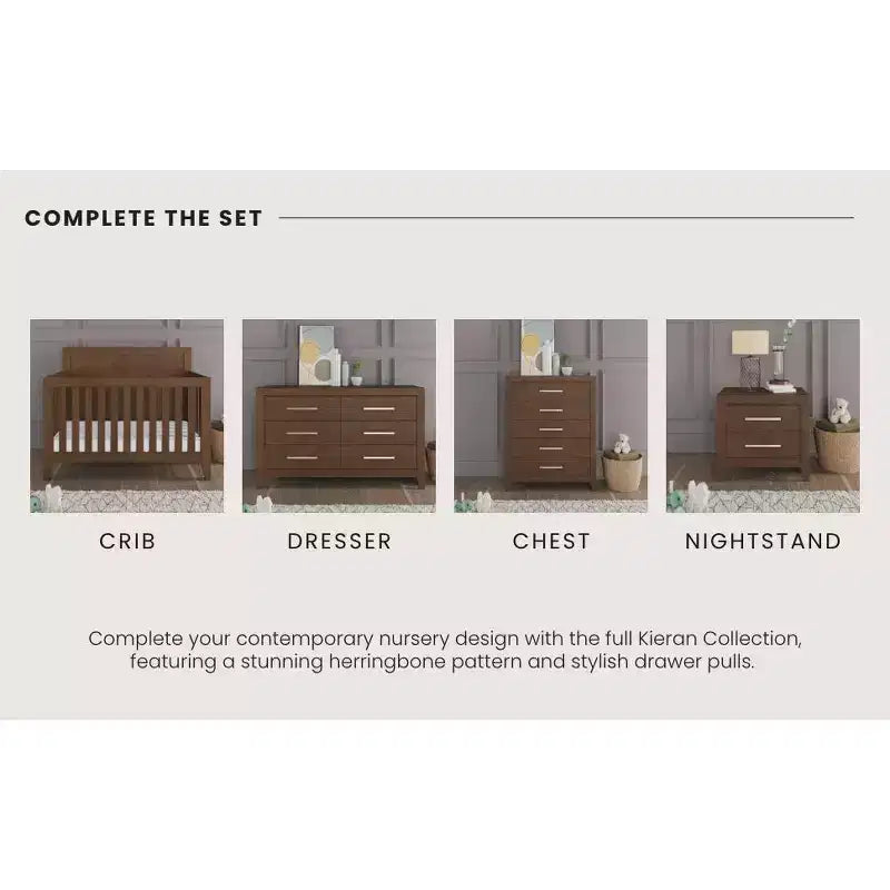 Child Craft Kieran 5 Drawer Chest for Nursery or Bedroom, Plenty of Storage, Anti-Tip Kit Included to Prevent Tipping, Non-Toxic, Baby Safe Finish