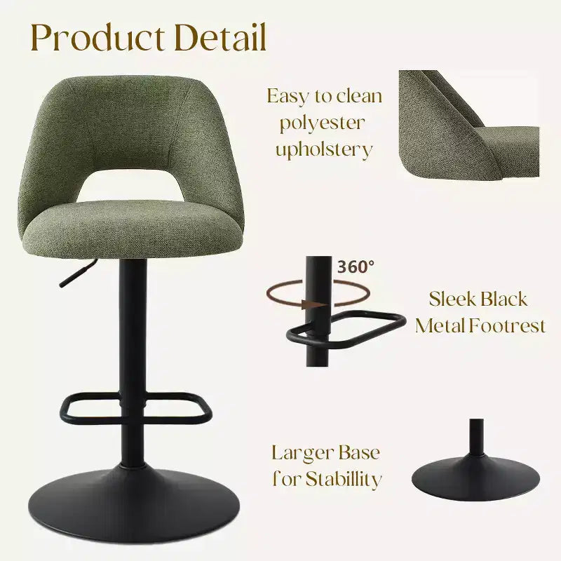 Tabourets de bar pivotants