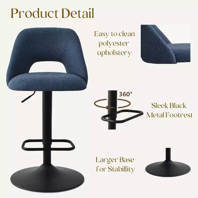 Tabourets de bar pivotants