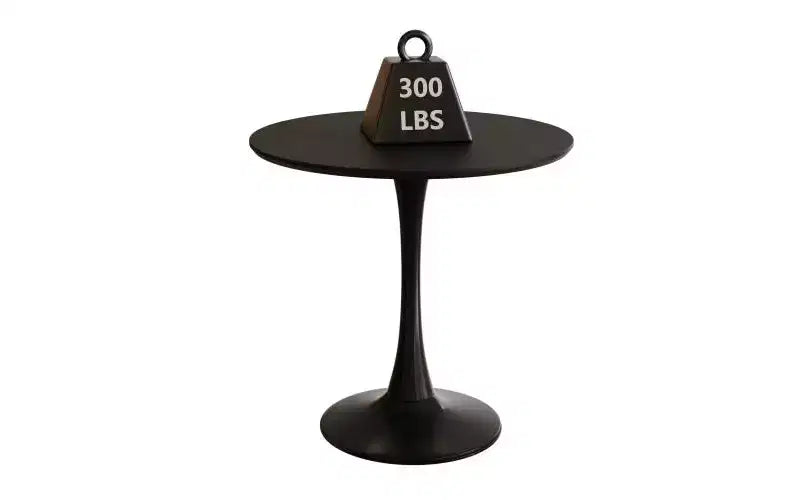 Table à manger moderne ronde noire