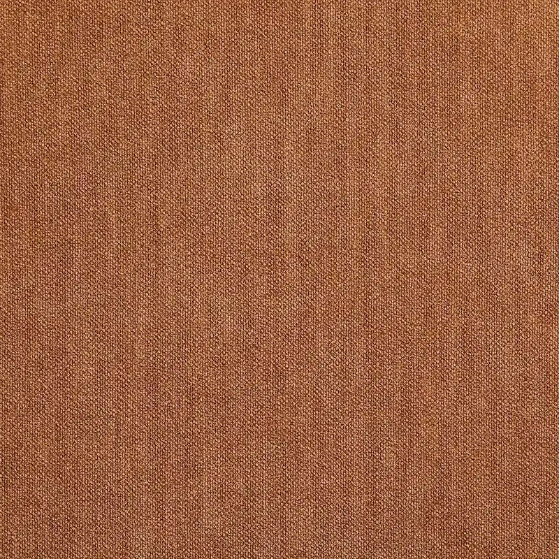 Chaise de salle à manger en tissu couleur cognac
