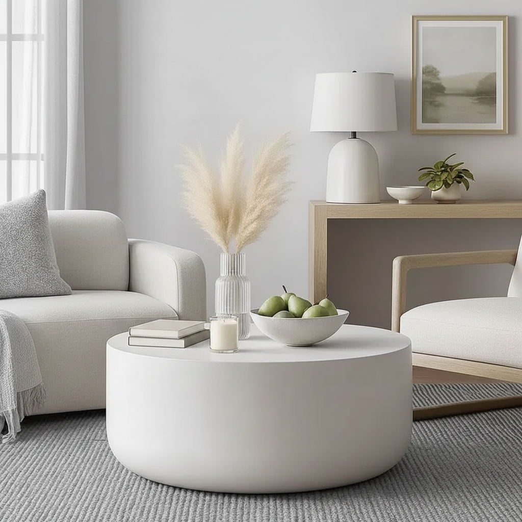 Table basse ronde