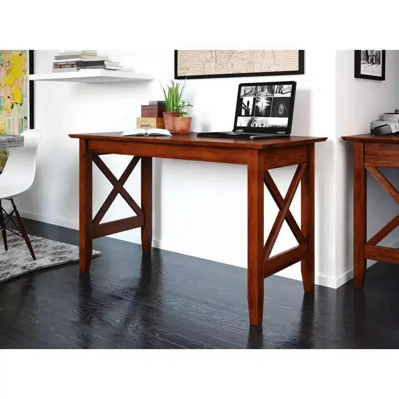 Bureau au look moderne marron