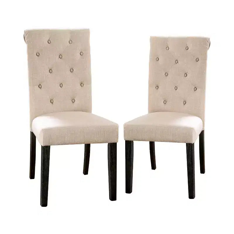 Chaises d'appoint à dossier incurvé