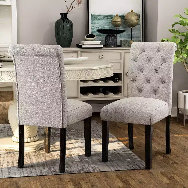 Chaises d'appoint à dossier incurvé