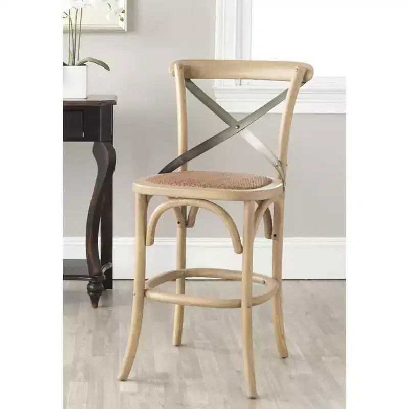 Eleanore X Back Counter Stool - AMH9505 - Safavieh
