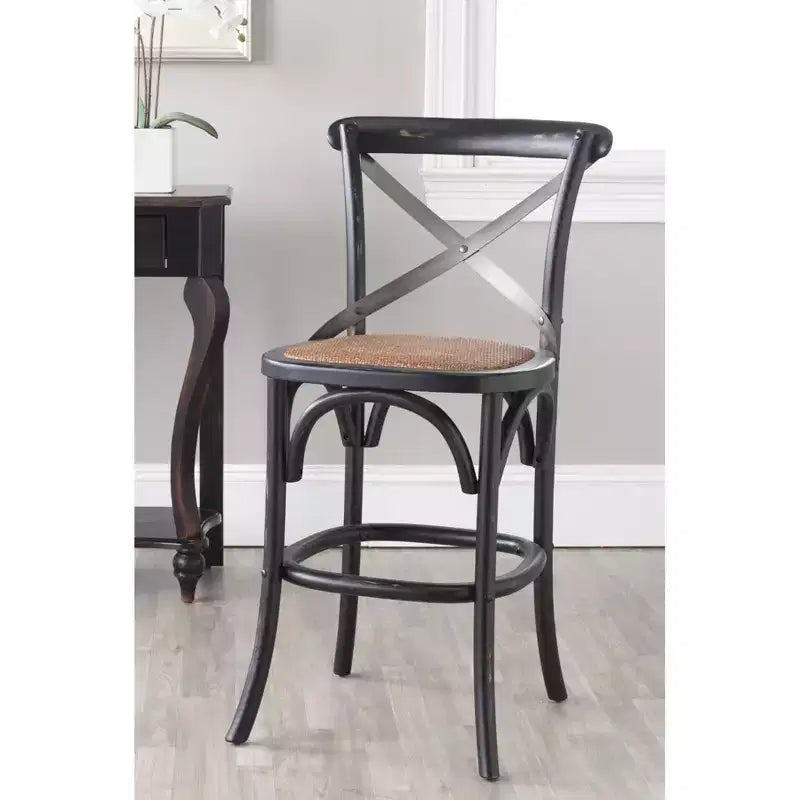 Eleanore X Back Counter Stool - AMH9505 - Safavieh