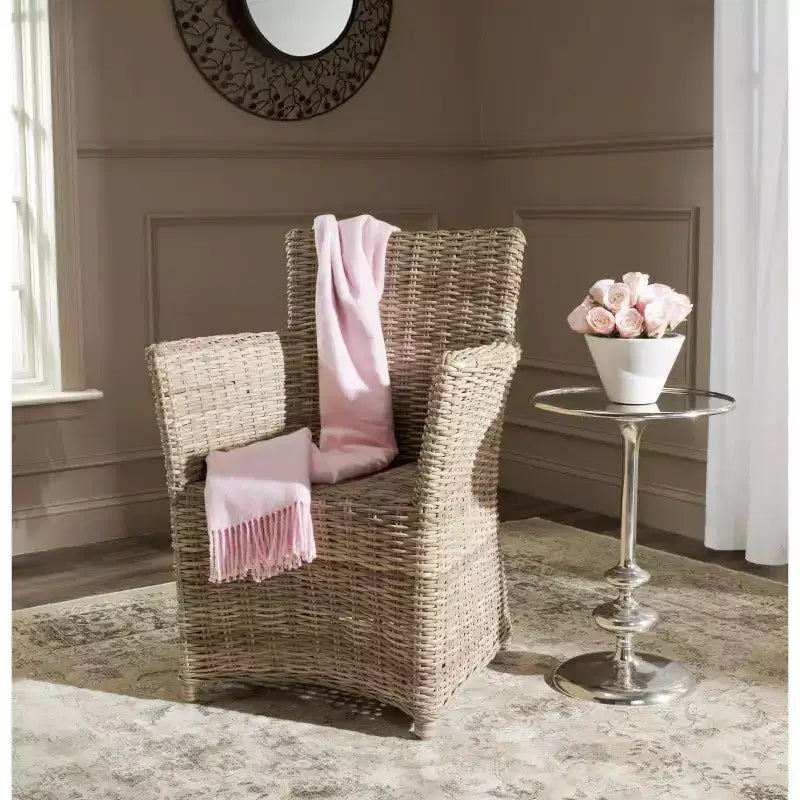 Natuna Arm Chair - FOX1605A - Natural - Safavieh