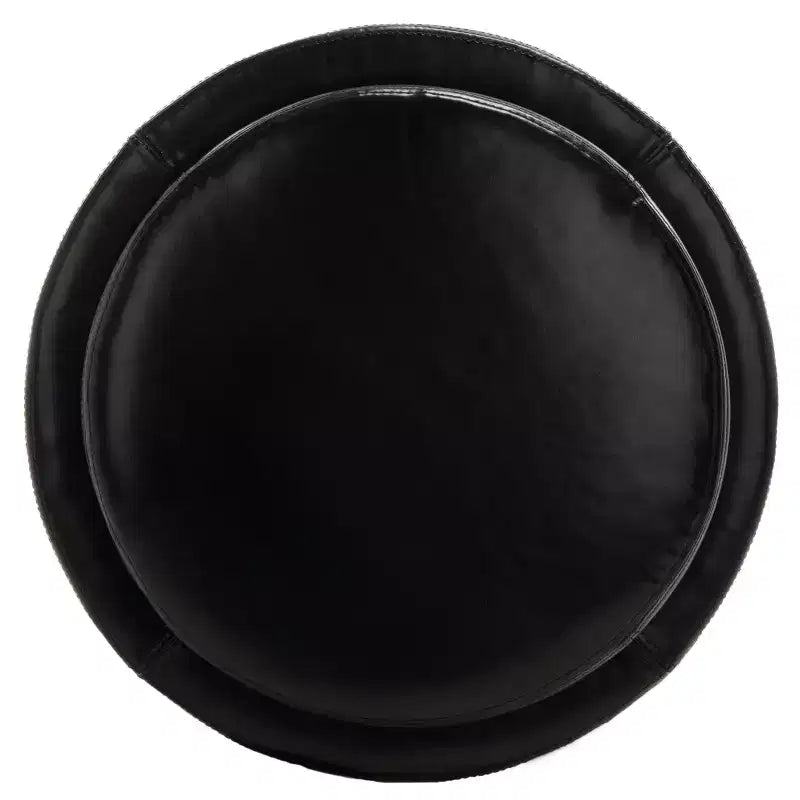 Round Flip Top Storage Ottoman - HUD4045 - Safavieh Couture