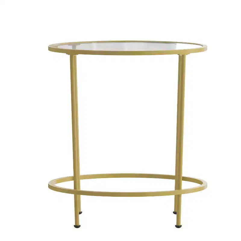 Table d'appoint avec cadre rond