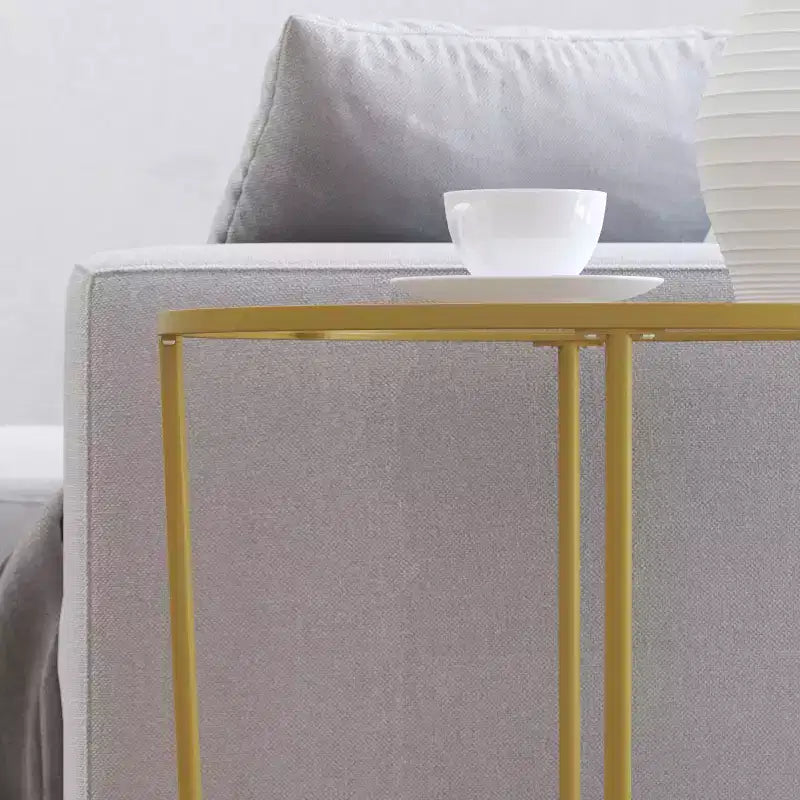 Table d'appoint avec cadre rond