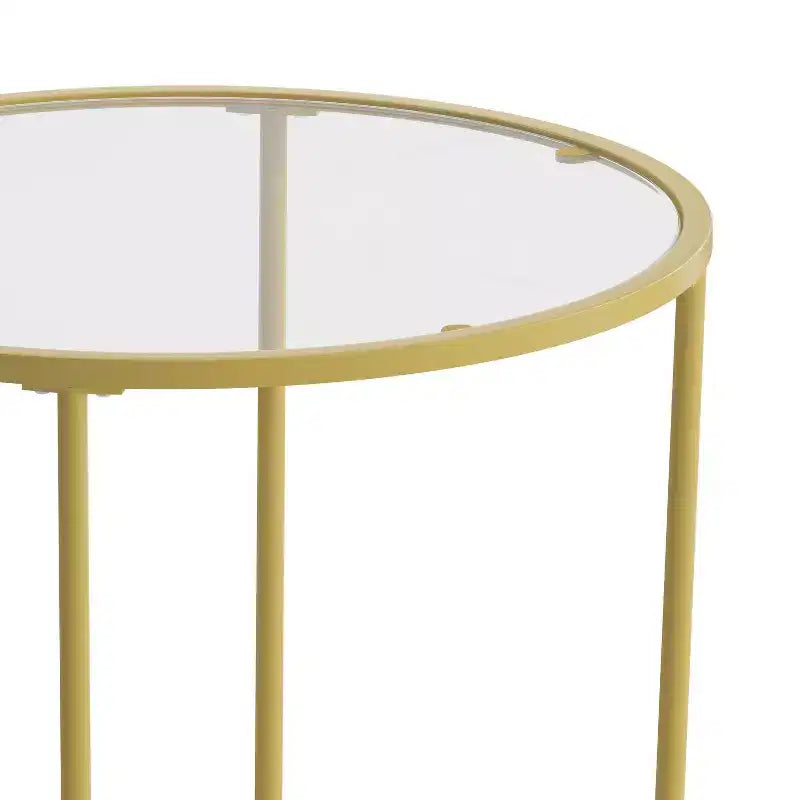 Table d'appoint avec cadre rond